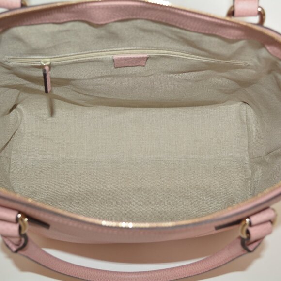 NWT GUCCI DOME LARGE PEBBLED LEATHER GG LOGO HARDWARE PURSE BAG - Picture 8 of 10